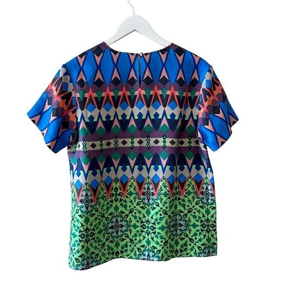 J CREW Gemstone Floral 100% Silk Top BlouseNew NWT SZ 6  #2009 - Picture 6 of 14